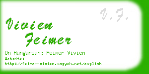 vivien feimer business card